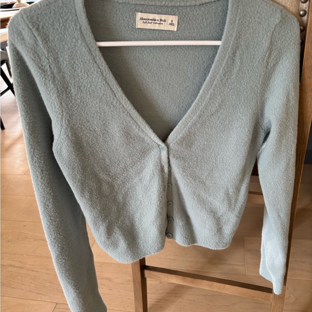 Women's Light Blue Cardigan Sweater